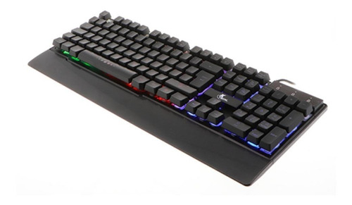 Teclado Gamer Xtech Armiger Xtk-510s Qwerty Español España Color Negro Con Luz Led