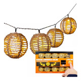 Guirnalda Luces Solar 3.6 M Exterior Vintage+ 10 Ampolletas