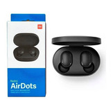 Fone De Ouvido Redmi Airdots Sem Fio Bluetooth Preto Cor Preto