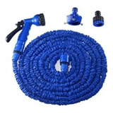 Manguera Retractil Expandible 30m Magic Hose. Color Azul Y Verde