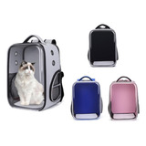 Mochila Bolsa Pet Astronauta Transparente Gato Trasporte