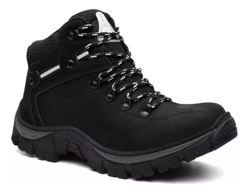 Bota Feminina Adventure De Couro Cano Baixo(m)