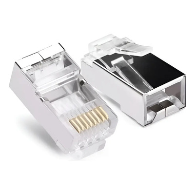 Caja De Conectores Rj45 Cat 6 Blindado Para Cable Red Ele-Gate | MercadoLibre