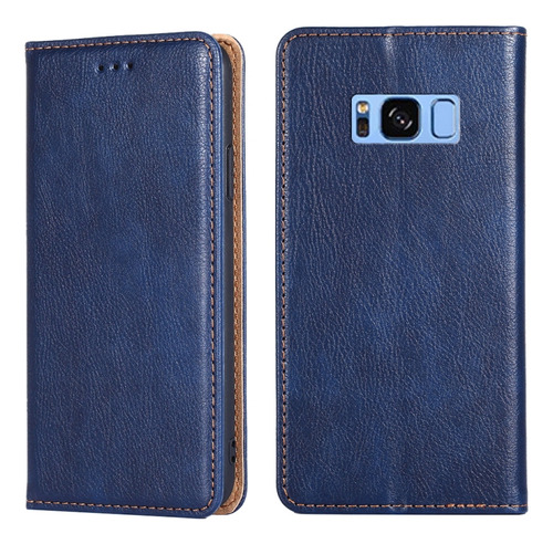 Capa De Couro Magnética Para Samsung Galaxy S8