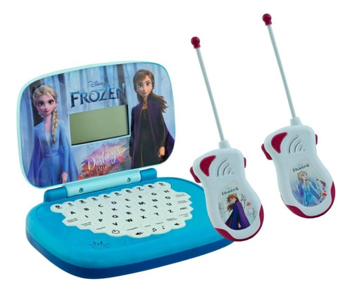 Kit Laptop Da Frozen - Bilingue + Walkie-talkie Frozen