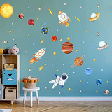 Pegatinas De Pared Para Niños, Espacio Exterior, Planeta, As