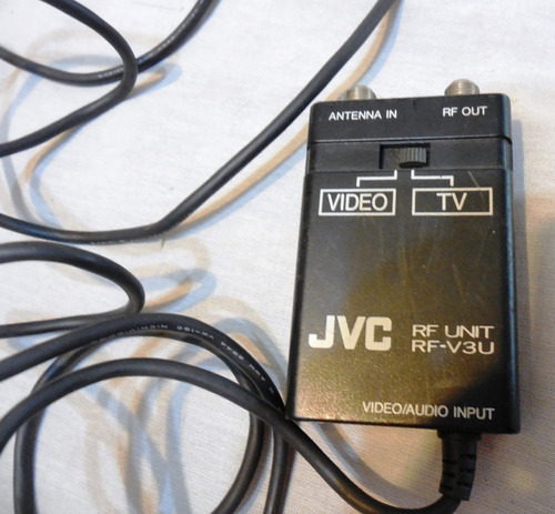 Adaptador Jvc Rf-v3u Conecta Cámara Video A Tv Por Rf