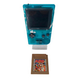 Game Boy Pocket Color Azul Transparente Con Pantalla Ips 