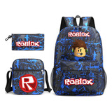 Conjunto De Mochilas Escolares De 3 Piezas - Roblox