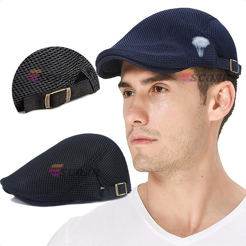 Boina Sombrero Visera Masculino Estilo Clásica Ajustable