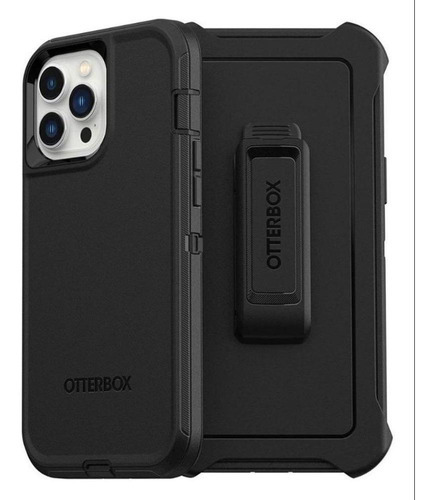 Funda Antichoque Otterbox Defender Para iPhone 13 Pro, Color Negro