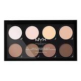 Paleta Nyx Profesional De Contorno Y Resalte Hcpp01