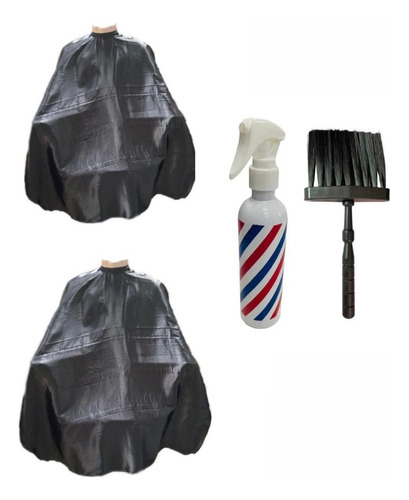 Kit 2 Capas De Corte Com Zíper + Borrifador Pole E Espanador