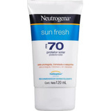 Neutrogena Sun Fresh Protetor Solar Fps 70 120ml