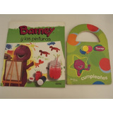 Lote Libros Infantiles Barney - 2 Ejemplares