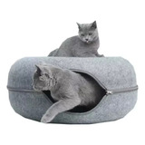 1 Felt Bed Tunnel Donut Animal Nest For Cats1