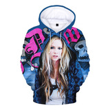 Sudaderas Con Capucha De Avril Lavigne Estampadas En 3 Tenis