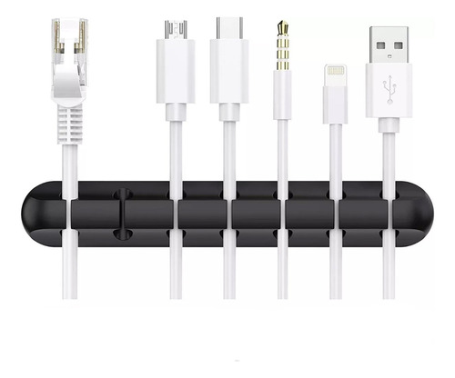 Organizador De Cables De Silicona 7 Ranuras