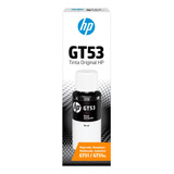 Botella De Tinta Hp Gt53 Negro 90 Ml Reemplazo Gt51 Original