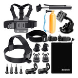 Kit De Accesorios Zookki Para Gopro Hero 9 8 7 6 5 4, Action