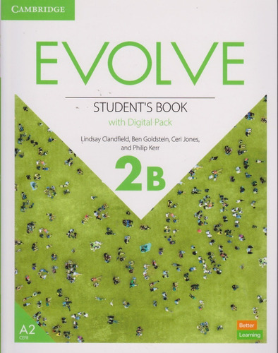 Evolve 2b Students Book With Digital Pack, De Lindsay Clandfield. Editorial Cambridge, Tapa Blanda En Inglés, 2022