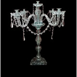 Candelabro De Vidrio 4 Luces Caireles De Cristal, Eventos