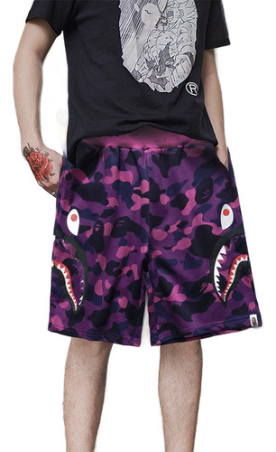 Shorts Hombre Bermudas Casual Short Deportivo Hiphop Street 