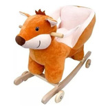 Caballito Andarin Peluche Con Ruedas Y Mecedor 2 En 1