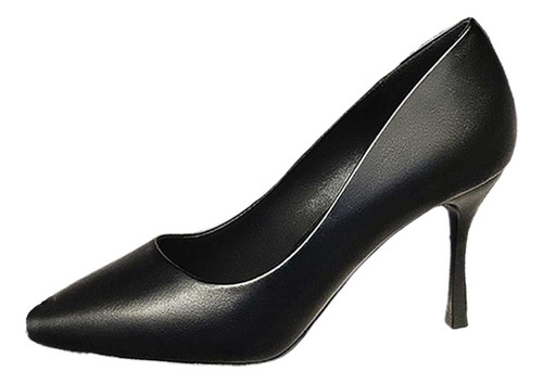Zapatos Negros Mujer Tacones Negros Para 8cm Cklass Tacon