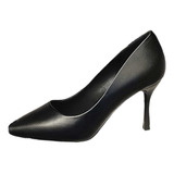 Zapatos Negros Mujer Tacones Negros Para 8cm Cklass Tacon