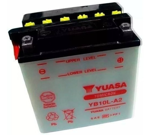 Bateria Yuasa Yb10l-a2 Sin Acido / Envio Gratis En Fas Motos