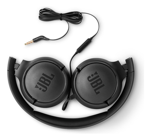 Headphone Jbl Tune 500blk Pure Bass Microfone Dobrável Preto