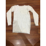 Sweter Blanco Mujer Sin Uso Excelente Estado