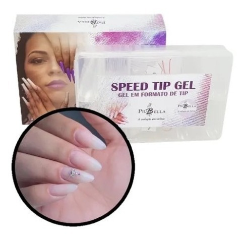 Kit Completo Speed Tip Gel + Grip Base + Preparadores Unhas