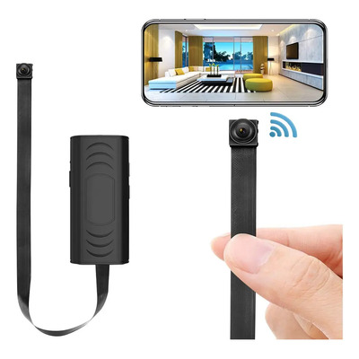 Mini Cámara Espía WiFi 1080P Full HD Audio y Video en Vivo Detector Movimiento Lente Sony Seguridad casa oficina vigilancia oculta Flexor Inalambrica 24horas app celular max 32gb de GOGO ELECTRONICS | Meses sin interés