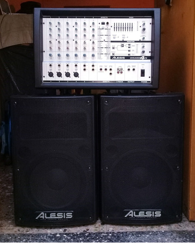 Mixer Consola Alesis + Bafles 200+200w N0 Behringer Mackie