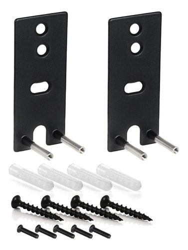 Soportes De Montaje En Pared De Acero Negro Para Omnijewel L