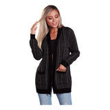 Abrigo Cardigan De Moda Elegante Para Mujer 9300 Tej