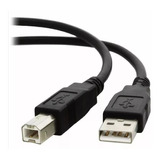 Cable Usb A-b 2 Metros Para Impresora Y Escaners Epson Hp