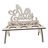 Soporte De Madera Para Huevos De Pascua, Juguete Artesanal