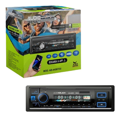 Auto Estereo 1din  Usb 2 ,bluetooth Aux Fm Desmontable 50x4