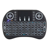 Mini Teclado Inalambrico 2.4 Ghz Smart Tv + Mouse Touchpad