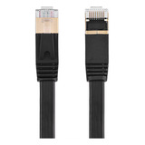 Cable Lan Rj45, Cat7, 600 Mhz, Apantallado, Plano, De Red