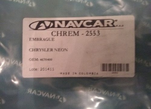 Guaya De Embrague Chrysler Neon 96 Al 98  Foto 5