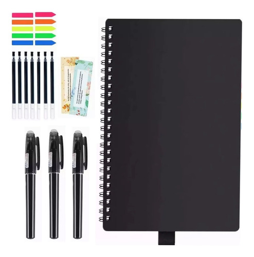 Cuaderno Inteligente Borrable Reutilizable Con 10 Pcs Plumas