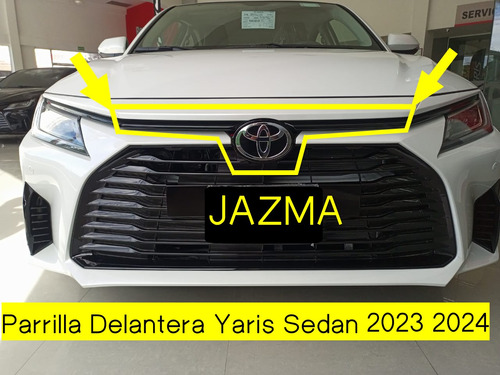 Parrilla Delantera Yaris Sedan G 2023 2024 Original Toyota  Foto 7