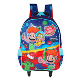 Mochila Infantil Gato Galáctico Youtuber Escolar Clio Kids