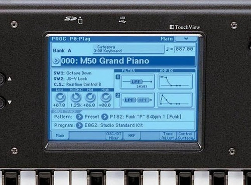 Display Lcd, Pantalla Completa Korg Pa600, Pa900