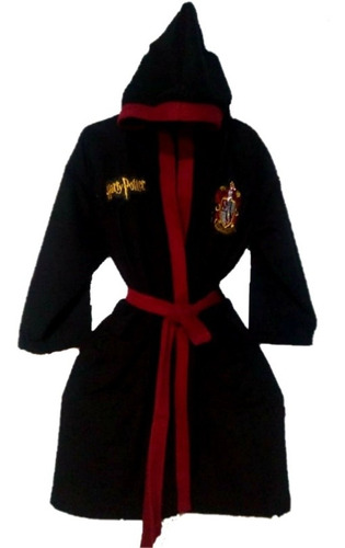 Bata De Baño Harry Potter Gryffindor T 38 Capucha 