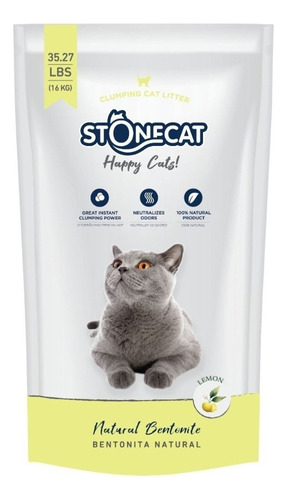 Piedras Sanitarias Stonecat Limon Aglomerante X 16 Kg